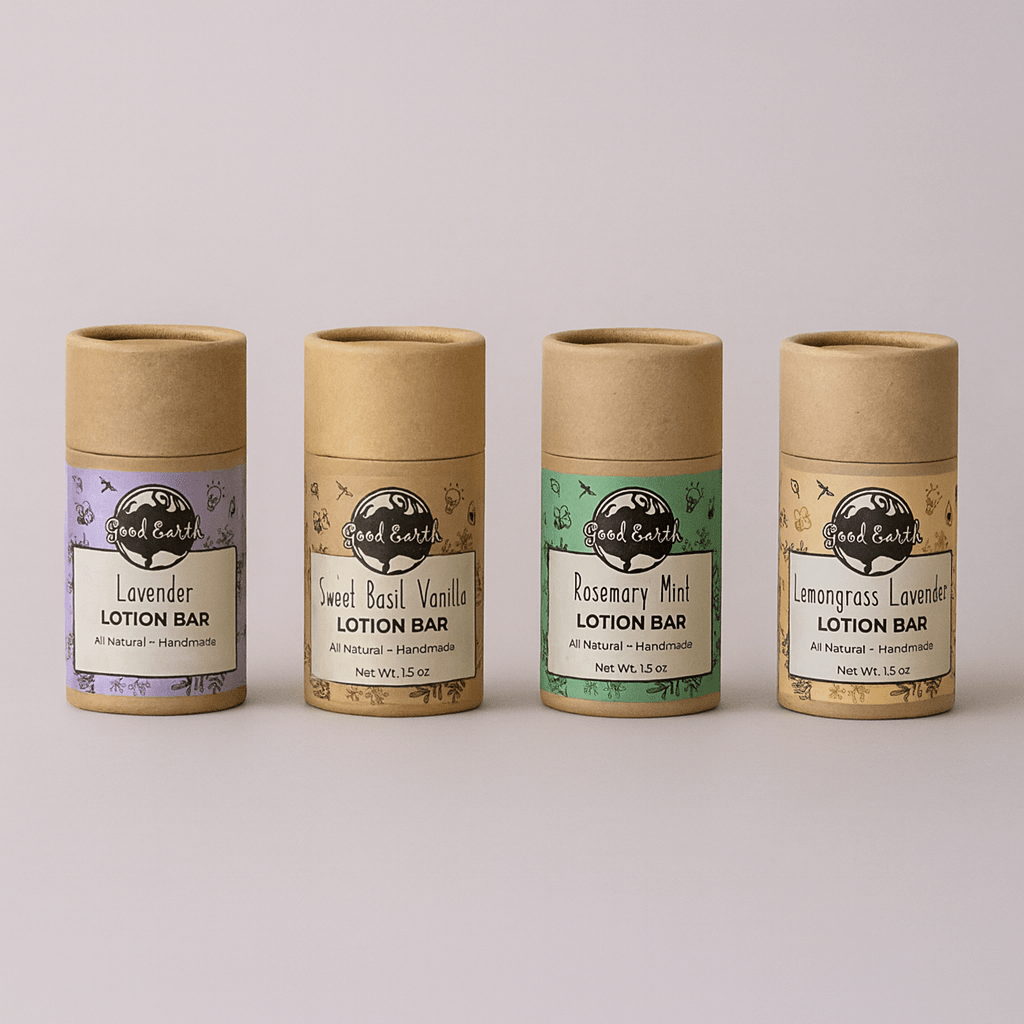 Lotion Bar | Plastic-Free Solid Moisturizer, 4 Scents – Zero Waste